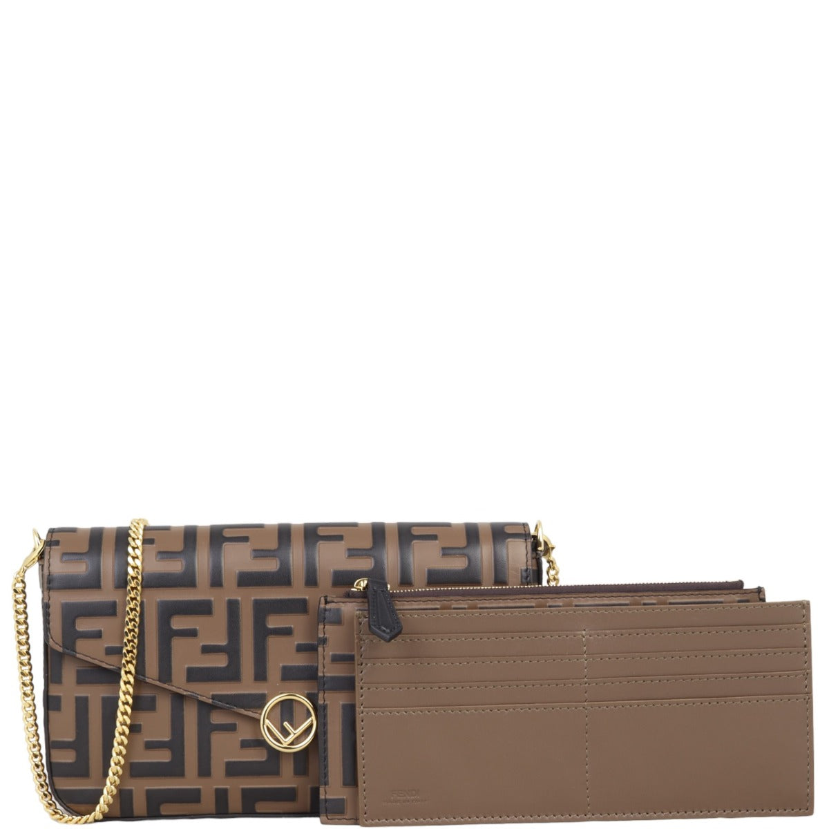 Fendi Wallet on Chain with Pouches
