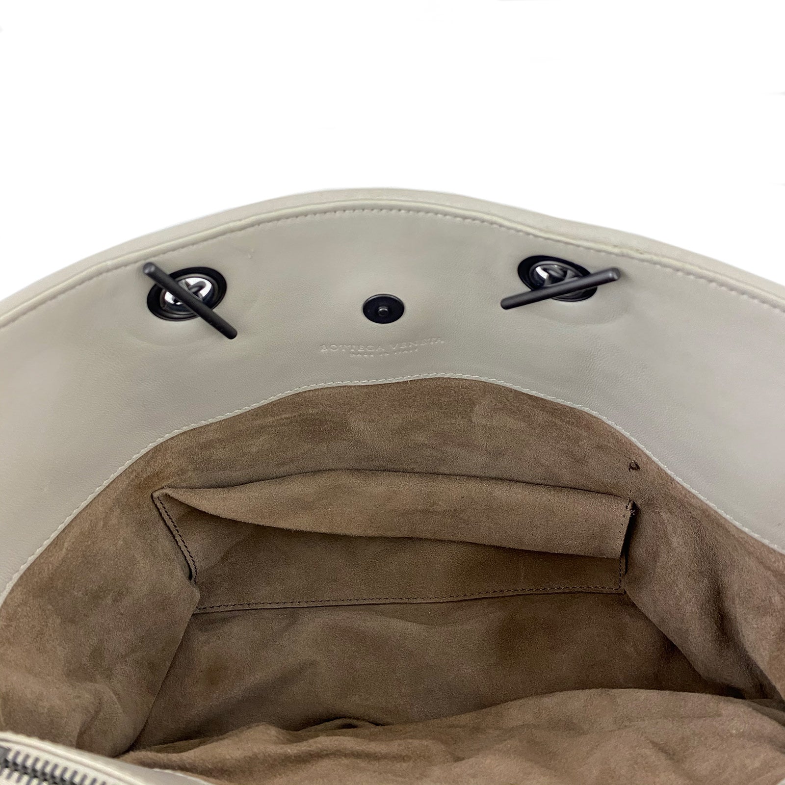 Bottega Veneta Intrecciato Double Chain Tote Interior Wear