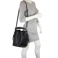 Valentino Rockstud Bucket Bag Medium Mannequin