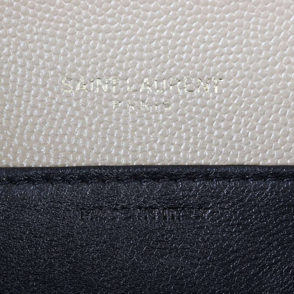 Saint Laurent Uptown Chain Wallet Interior Stamp