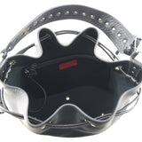 Valentino Rockstud Bucket Bag Medium Interior