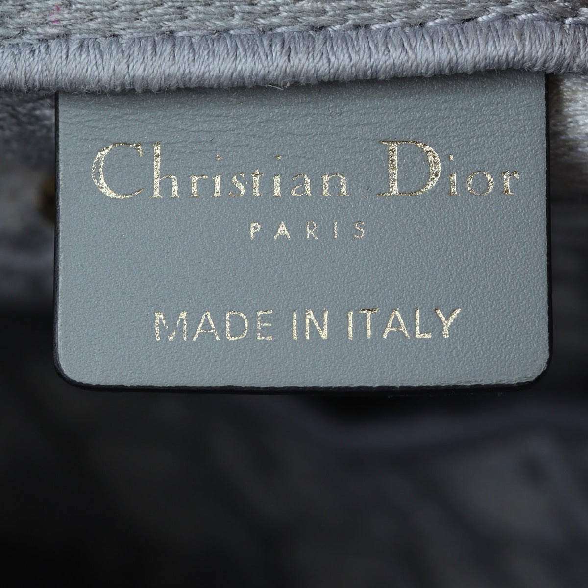 Dior Saddle Bag Oblique Embroidery Interior Stamp