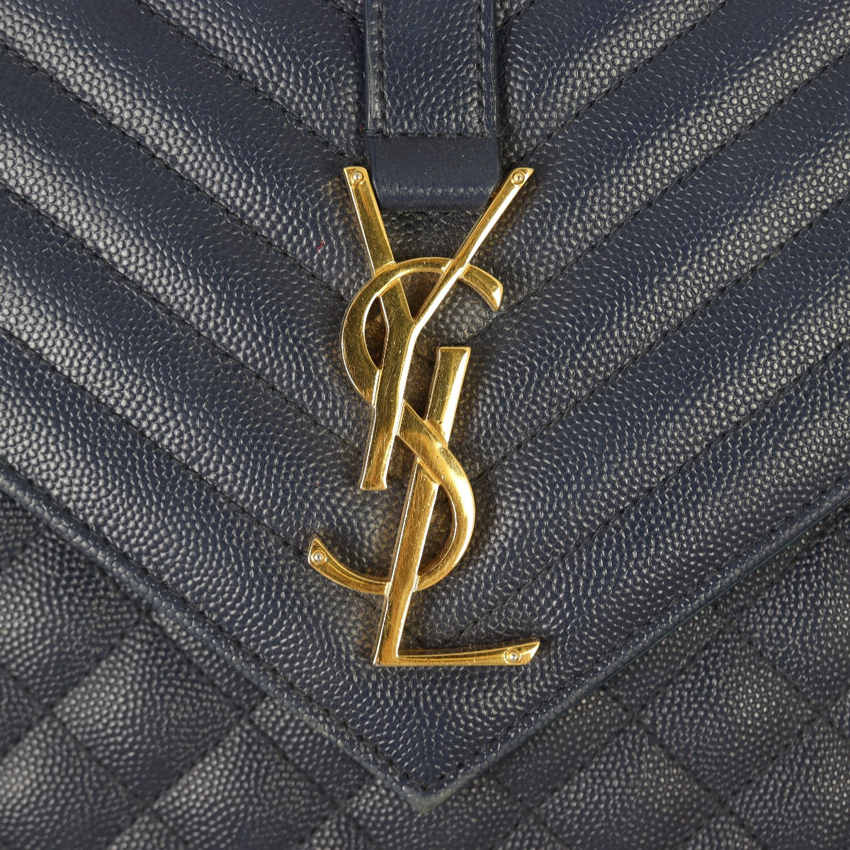 Saint Laurent Monogram Mix Matelasse Envelope Chain Bag Large