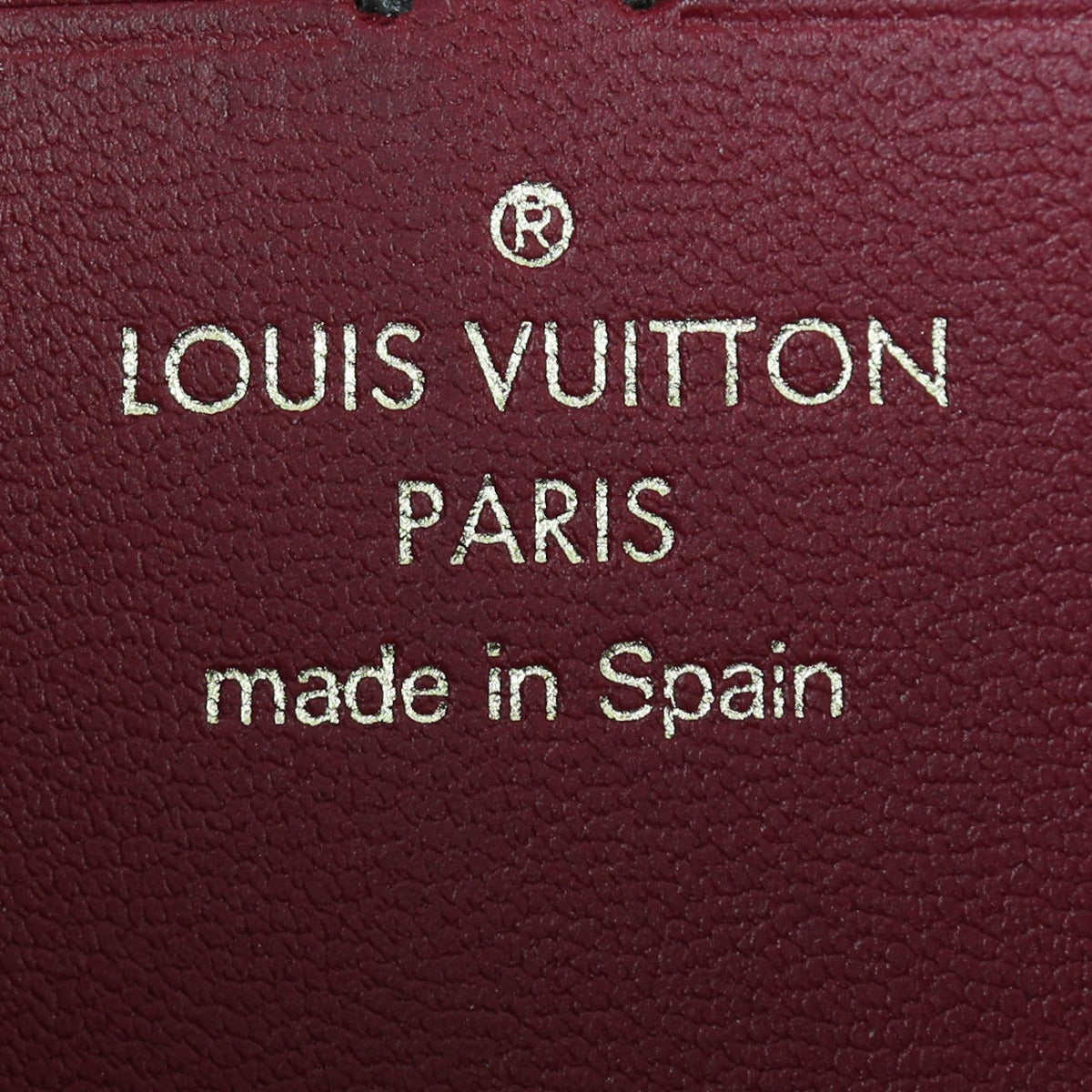 Louis Vuitton Flore Long Wallet Monogram Interior Stamp