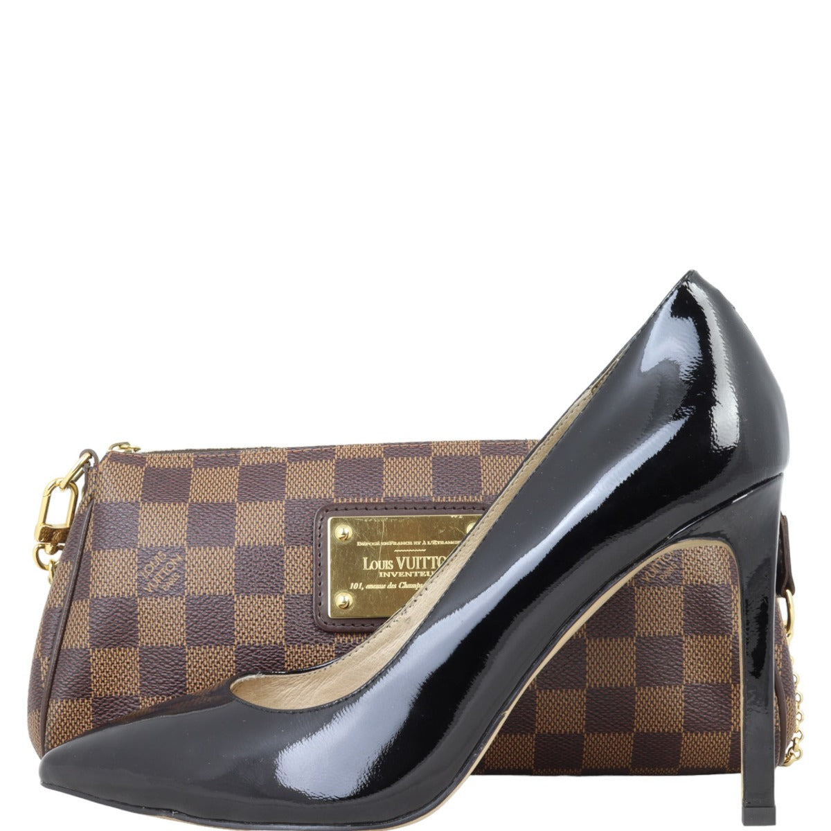 Louis Vuitton Eva Pochette Damier Ebene