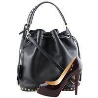Valentino Rockstud Bucket Bag Medium Scale