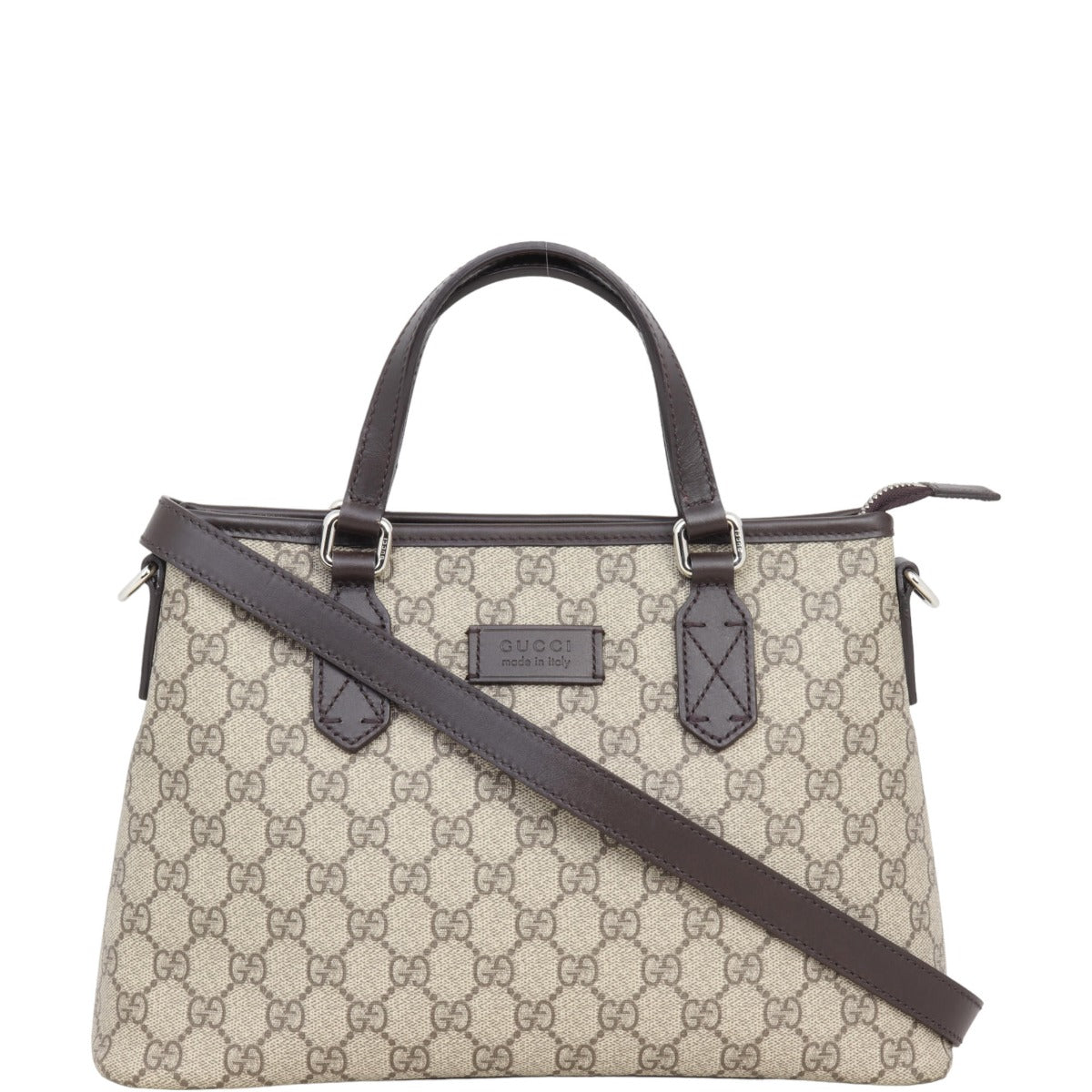 Gucci GG Supreme Small Zipped Tote