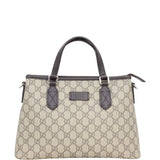 Gucci GG Supreme Small Zipped Tote