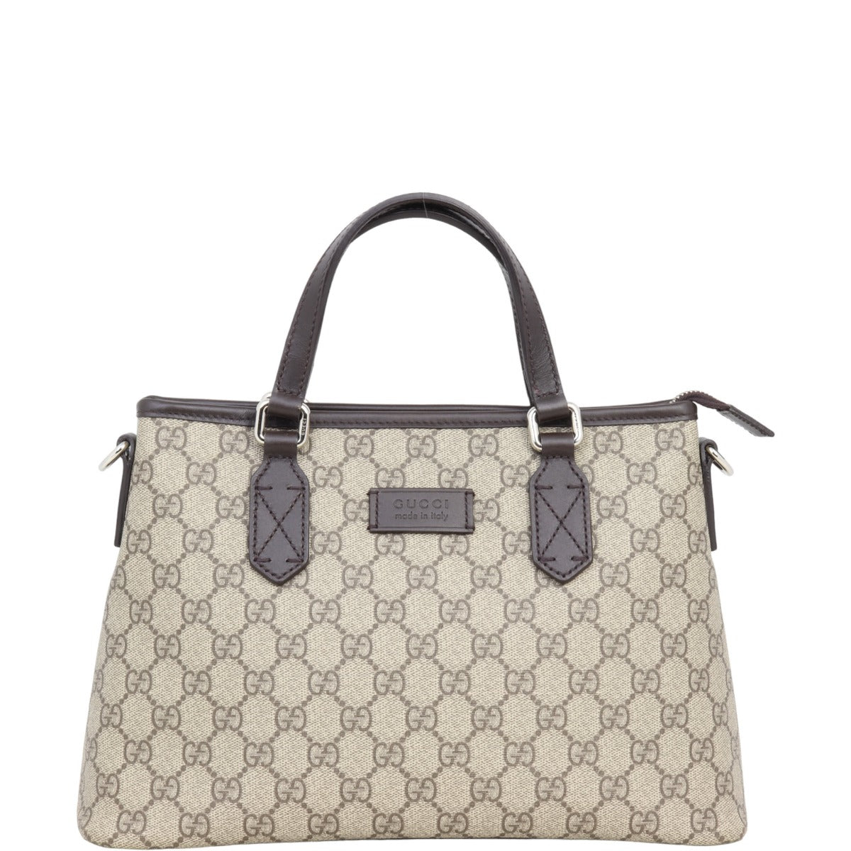 Gucci GG Supreme Small Zipped Tote