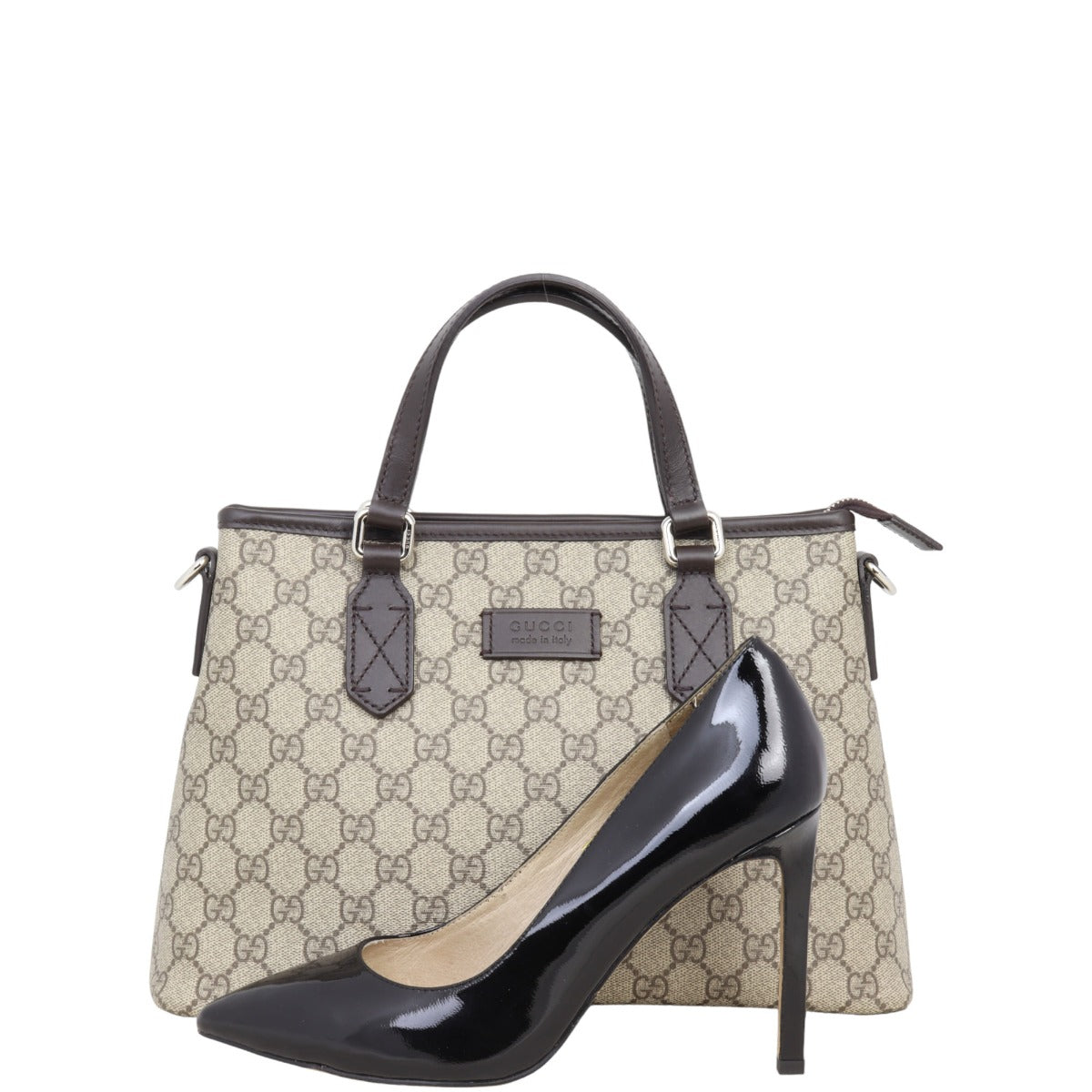 Gucci GG Supreme Small Zipped Tote