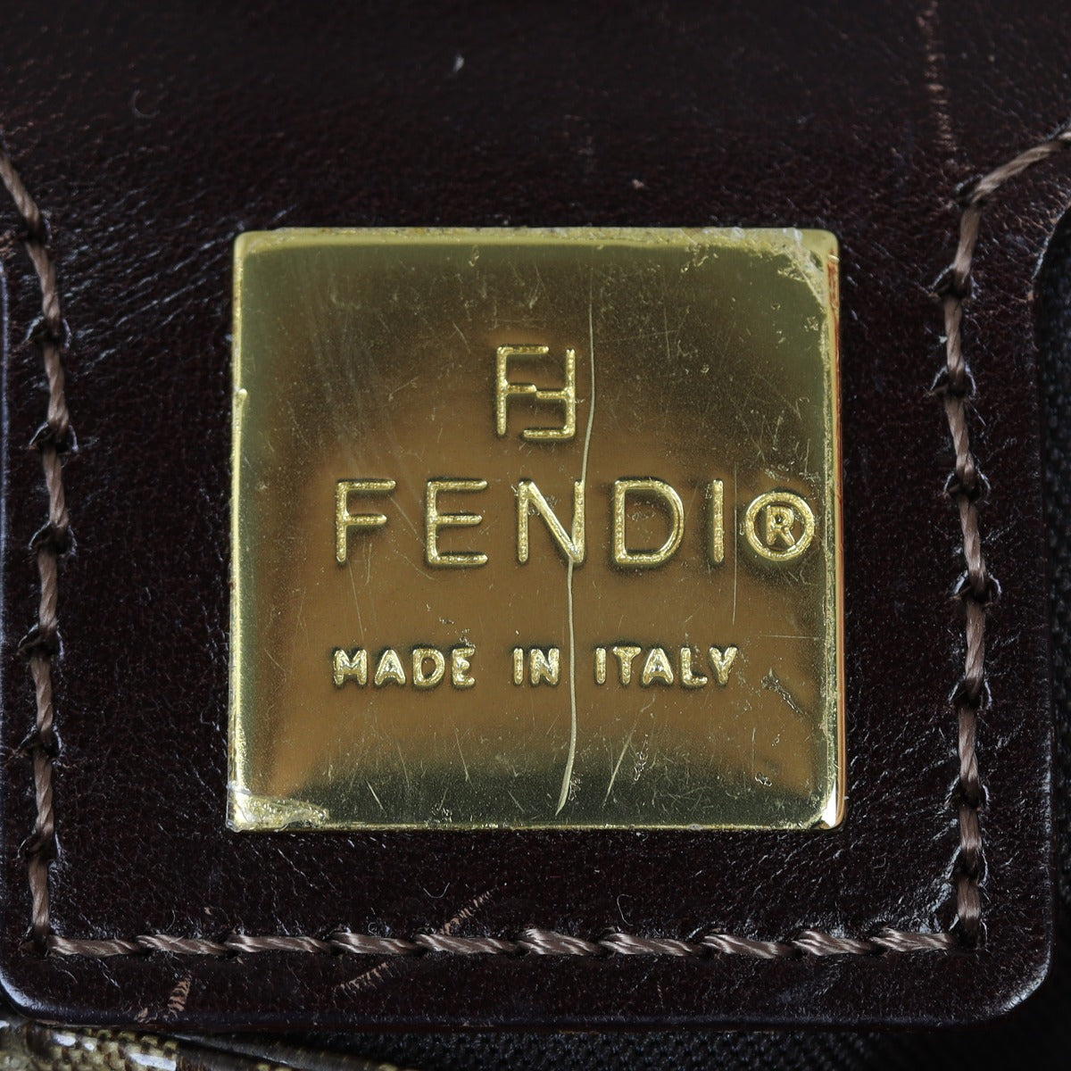 Fendi Baguette Bag Interior Stamp
