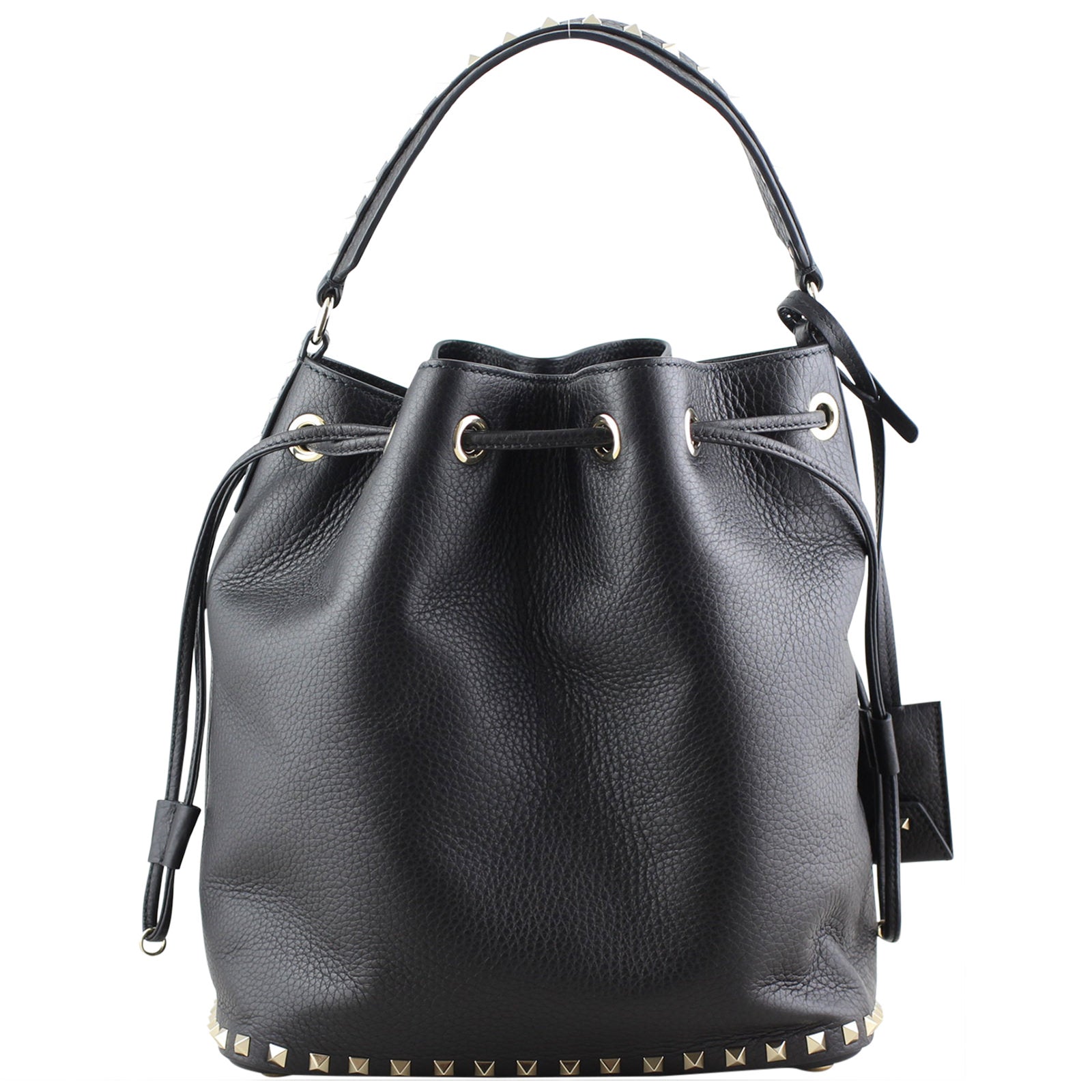 Valentino Rockstud Bucket Bag Medium Back