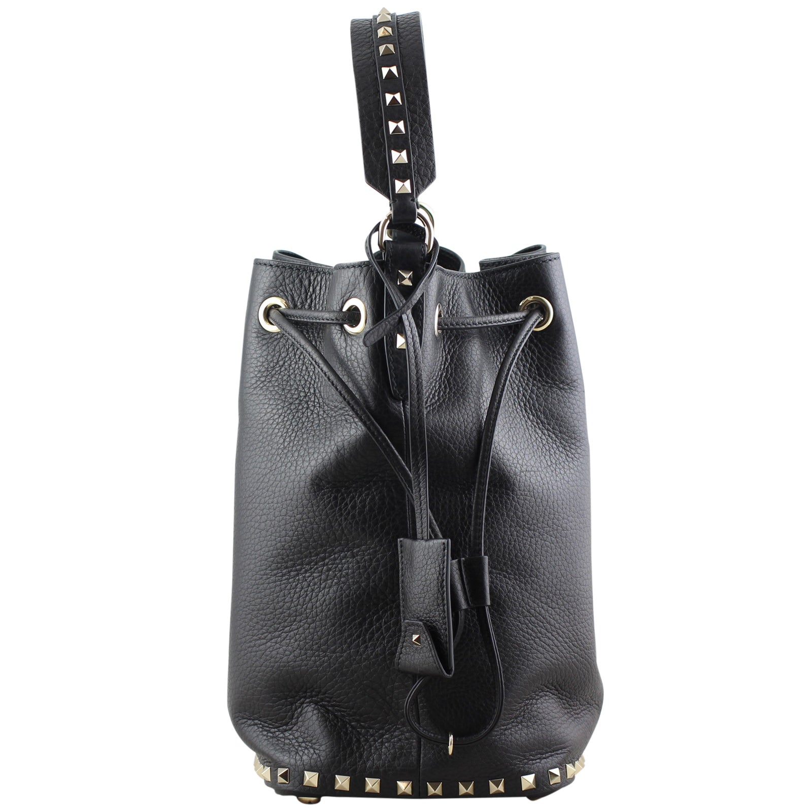 Valentino Rockstud Bucket Bag Medium Right