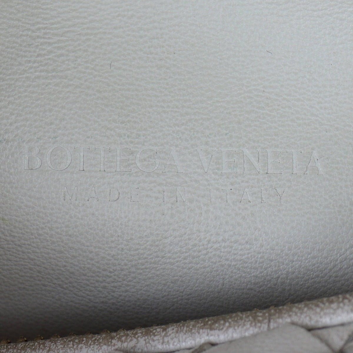 Bottega Veneta Jodie Teen Hand Bag Interior Stamp