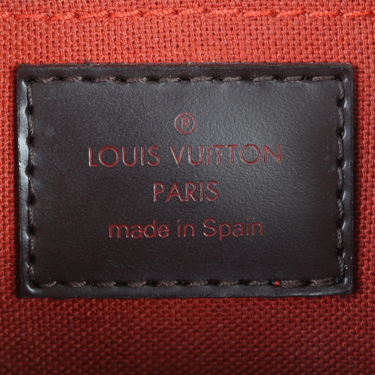 Louis Vuitton Ribera Mini Damier Ebene Interior Stamp