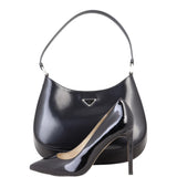 Prada Cleo Shoulder Bag Brushed Leather