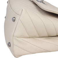 Chanel Coco Top Handle Medium Bag | Beige