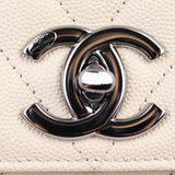Chanel Coco Top Handle Medium Bag | Beige