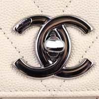 Chanel Coco Top Handle Medium Bag | Beige