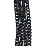 Saint Laurent Sunset Medium Croc-Embossed