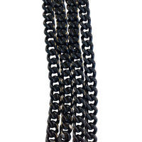 Saint Laurent Sunset Medium Croc-Embossed