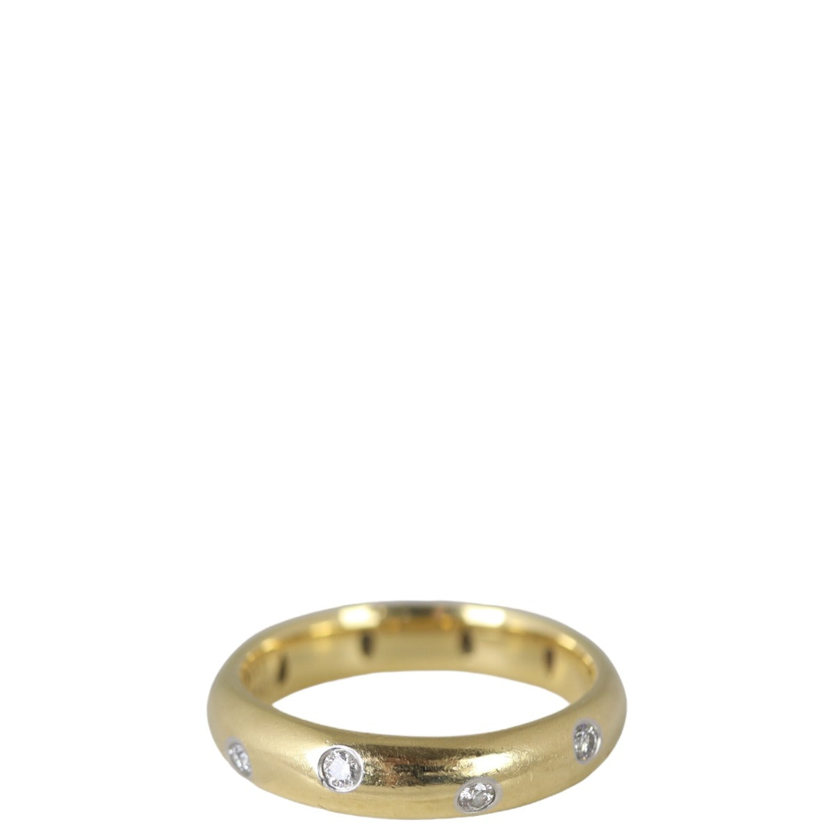 Tiffany & Co Etoile 18k Yellow Gold Diamond Band Ring