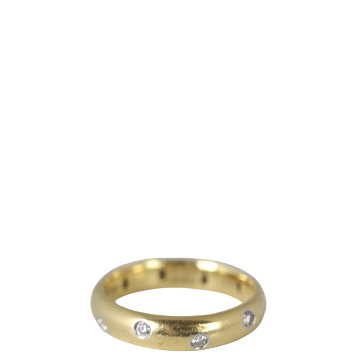 Tiffany & Co Etoile 18k Yellow Gold Diamond Band Ring