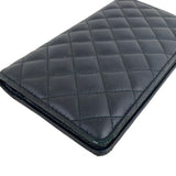 Chanel CC Quilted Yen Wallet Corner