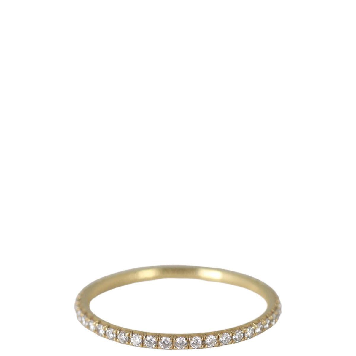 Tiffany & Co Metro Full Eternity 18k Yellow Gold Diamond Ring