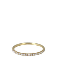 Tiffany & Co Metro Full Eternity 18k Yellow Gold Diamond Ring