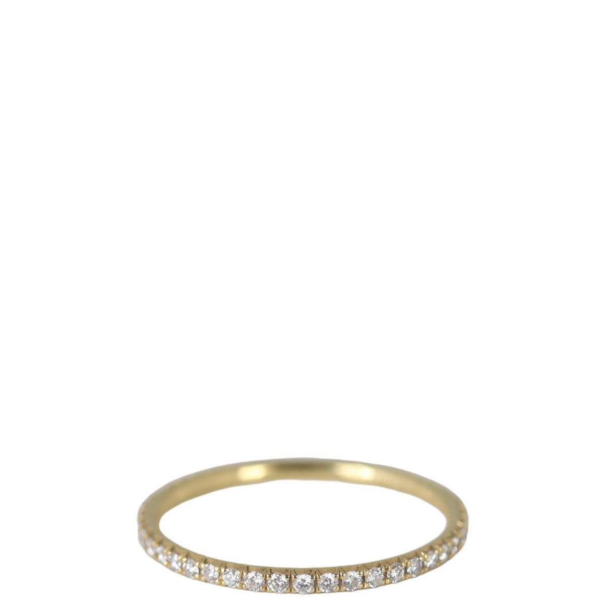 Tiffany & Co Metro Full Eternity 18k Yellow Gold Diamond Ring
