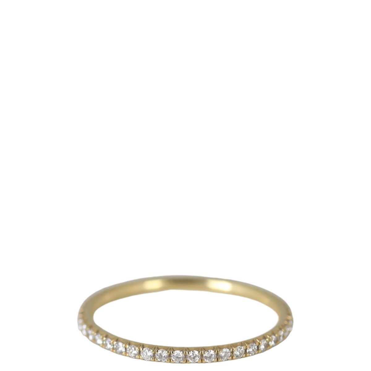 Tiffany & Co Metro Full Eternity 18k Yellow Gold Diamond Ring