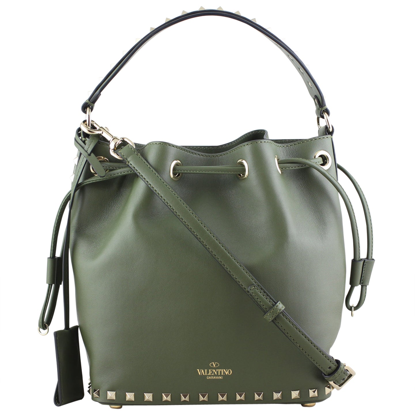 Valentino Rockstud Bucket Bag Small Front