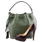 Valentino Rockstud Bucket Bag Small Scale