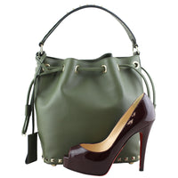 Valentino Rockstud Bucket Bag Small Scale