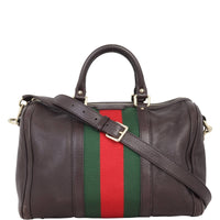 Gucci Vintage Web Boston Bag