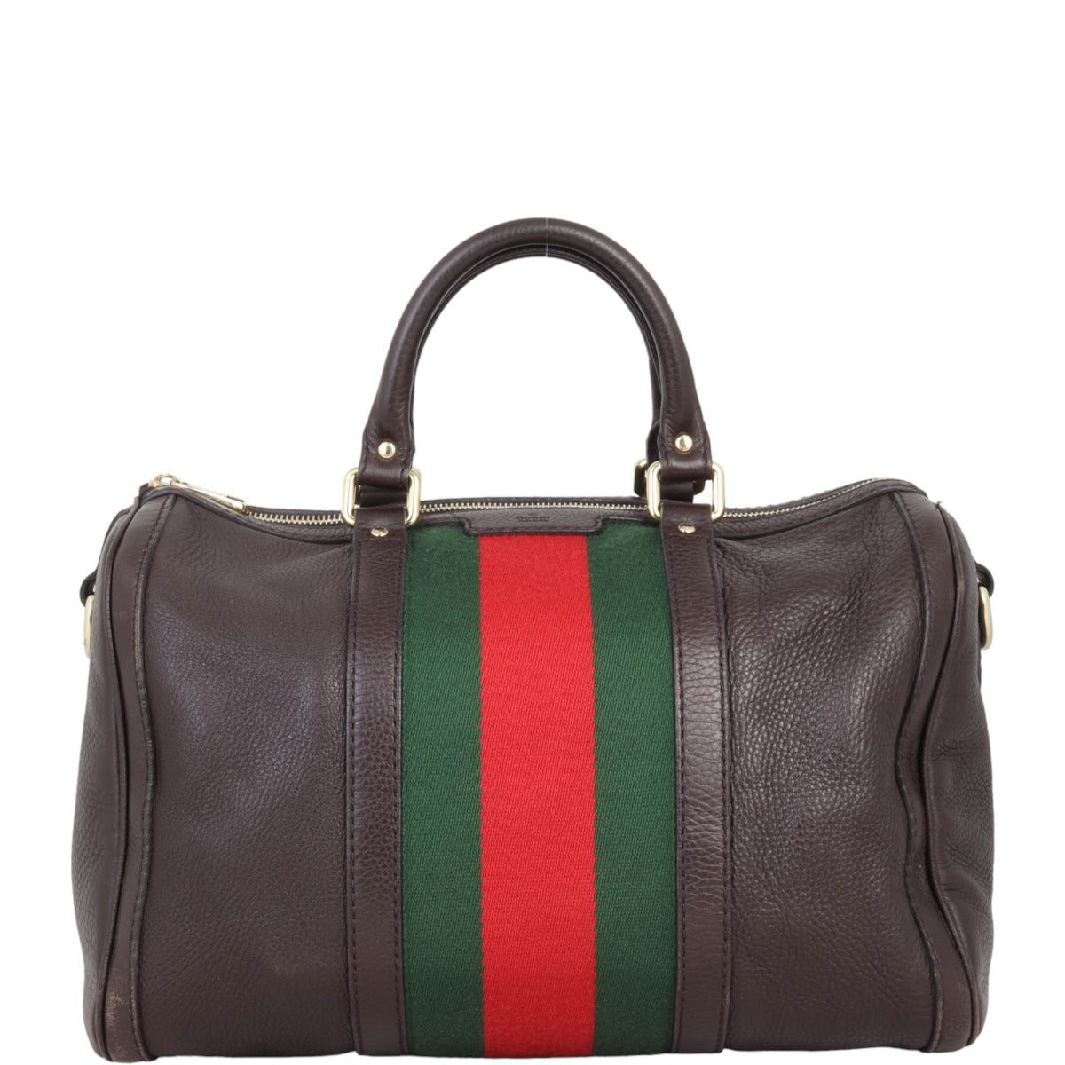 Gucci Vintage Web Boston Bag