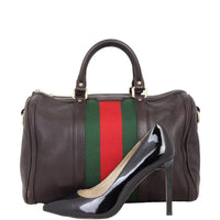 Gucci Vintage Web Boston Bag