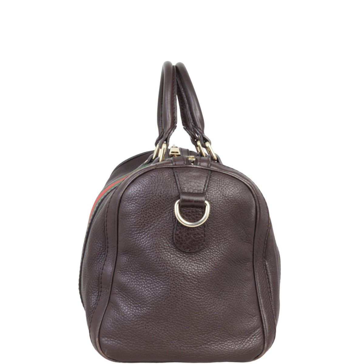 Gucci Vintage Web Boston Bag