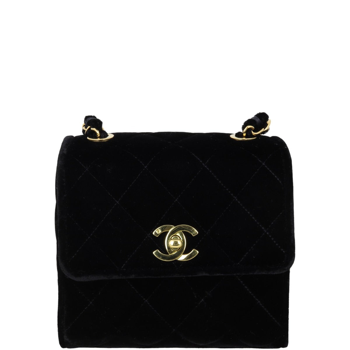 Chanel Classic Flap Mini Square Velvet