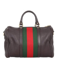 Gucci Vintage Web Boston Bag