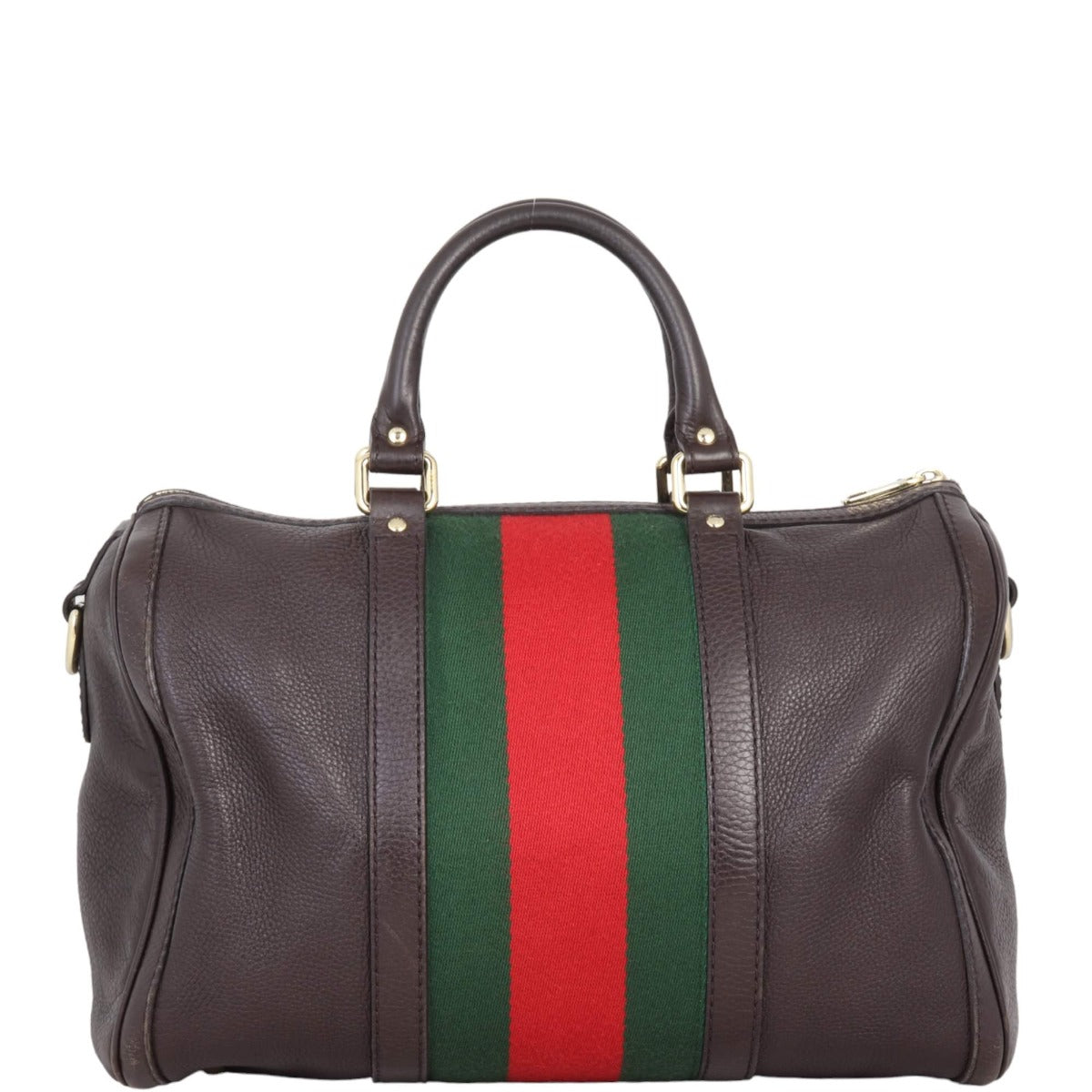 Gucci Vintage Web Boston Bag