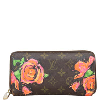 Louis Vuitton Zippy Wallet Monogram Roses