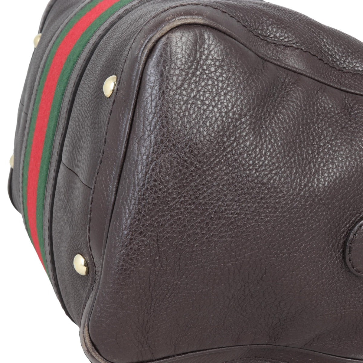 Gucci Vintage Web Boston Bag