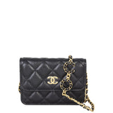 Chanel Miss Coco Clutch With Chain