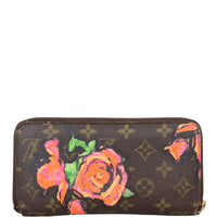 Louis Vuitton Zippy Wallet Monogram Roses