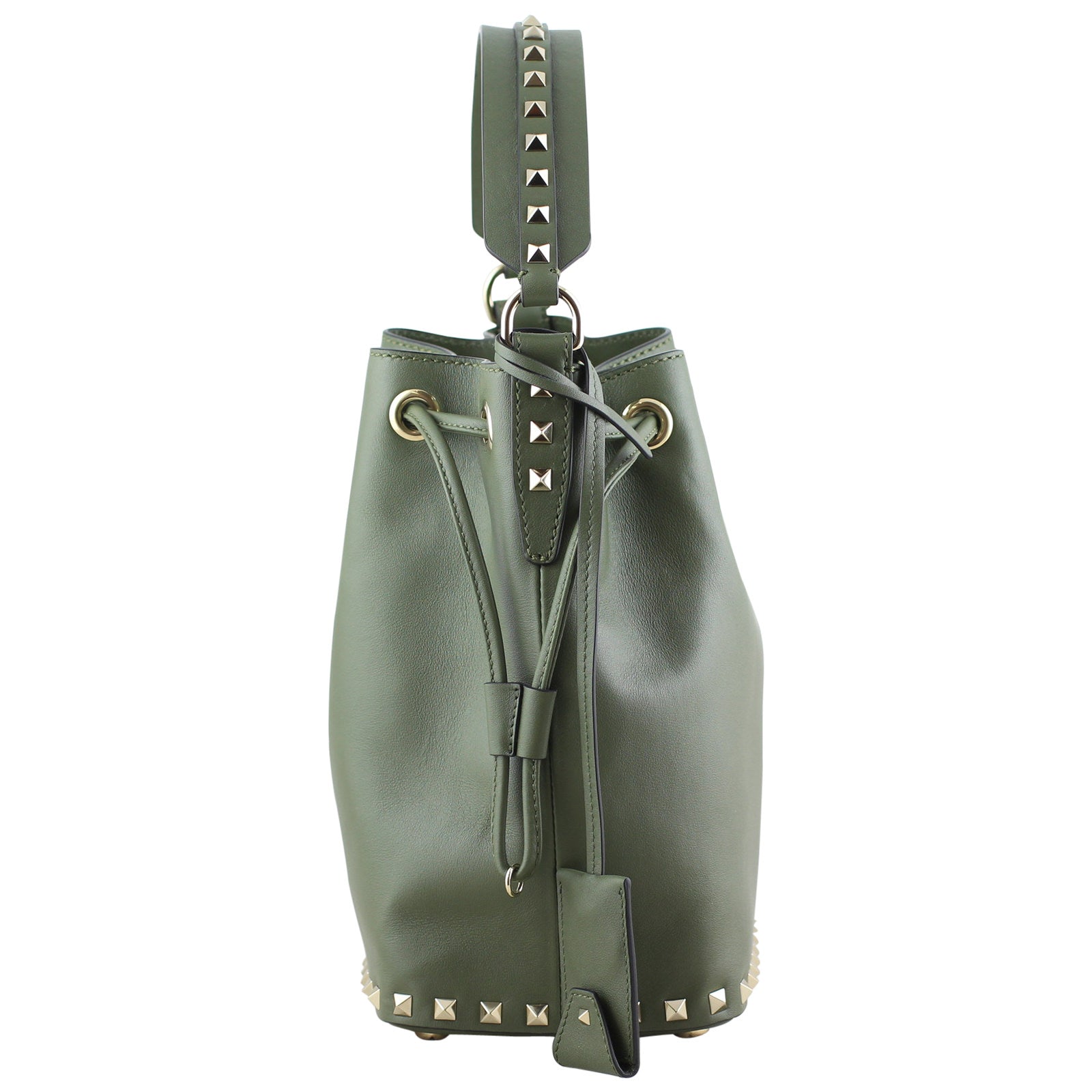 Valentino Rockstud Bucket Bag Small Right