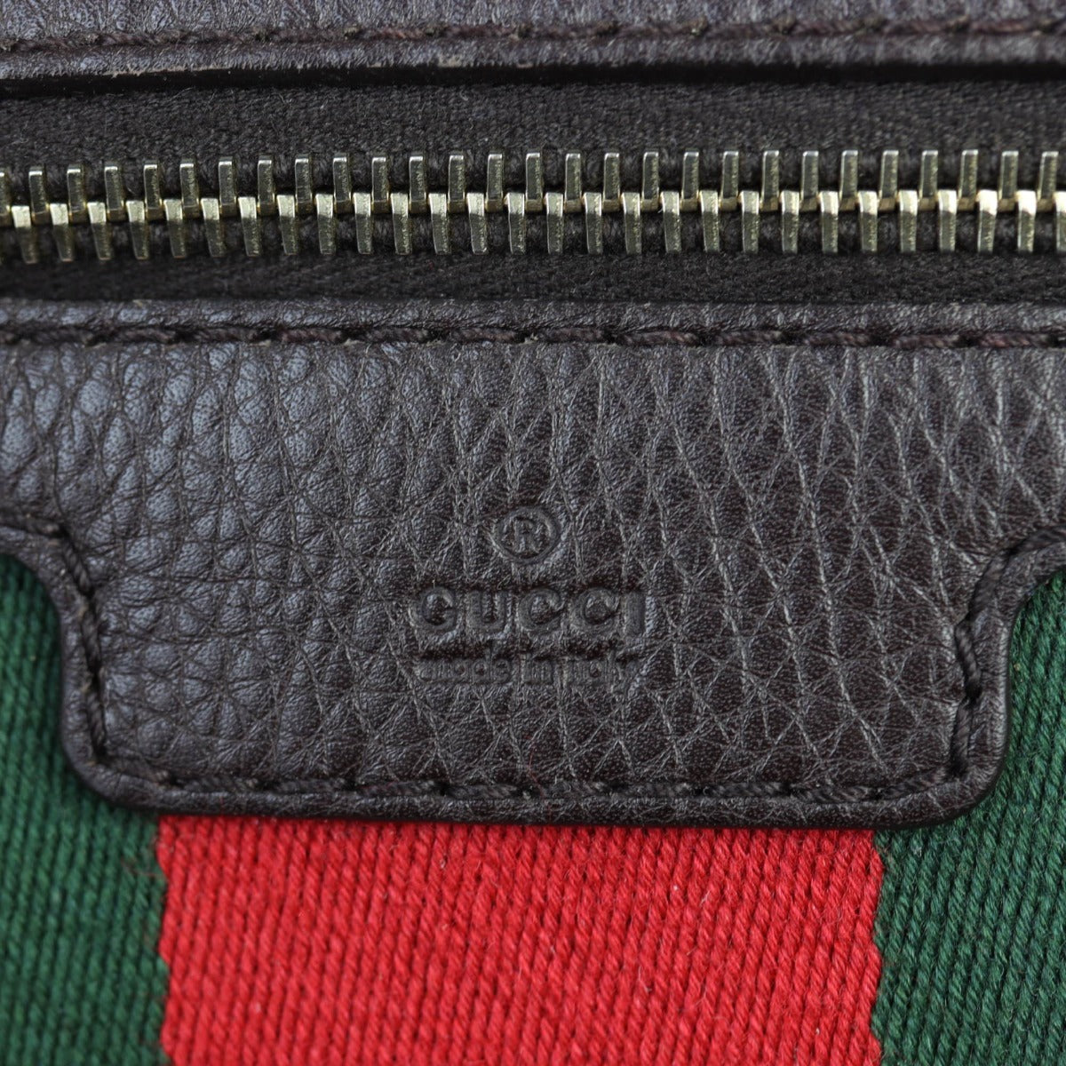 Gucci Vintage Web Boston Bag