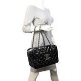 Chanel Brilliant Patent Camera Bag Large | Black