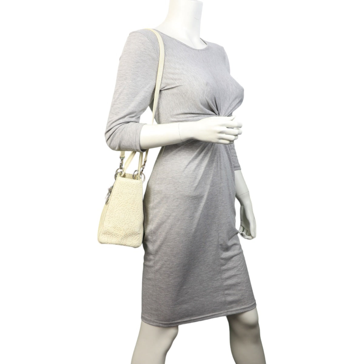 Dior Lady Dior Medium Laser Cut Lace